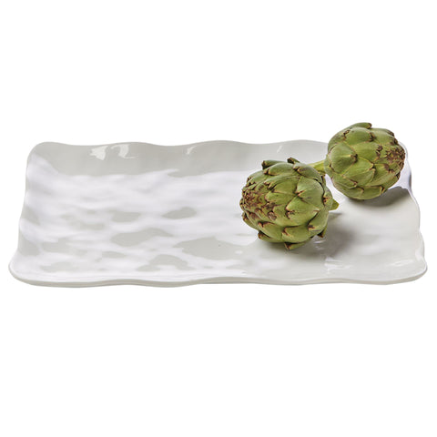 *Formosa rectanguar platter - white
