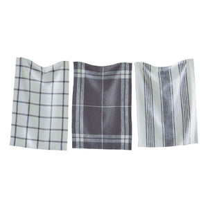 tag classic terry dishtowel set of 3-gray