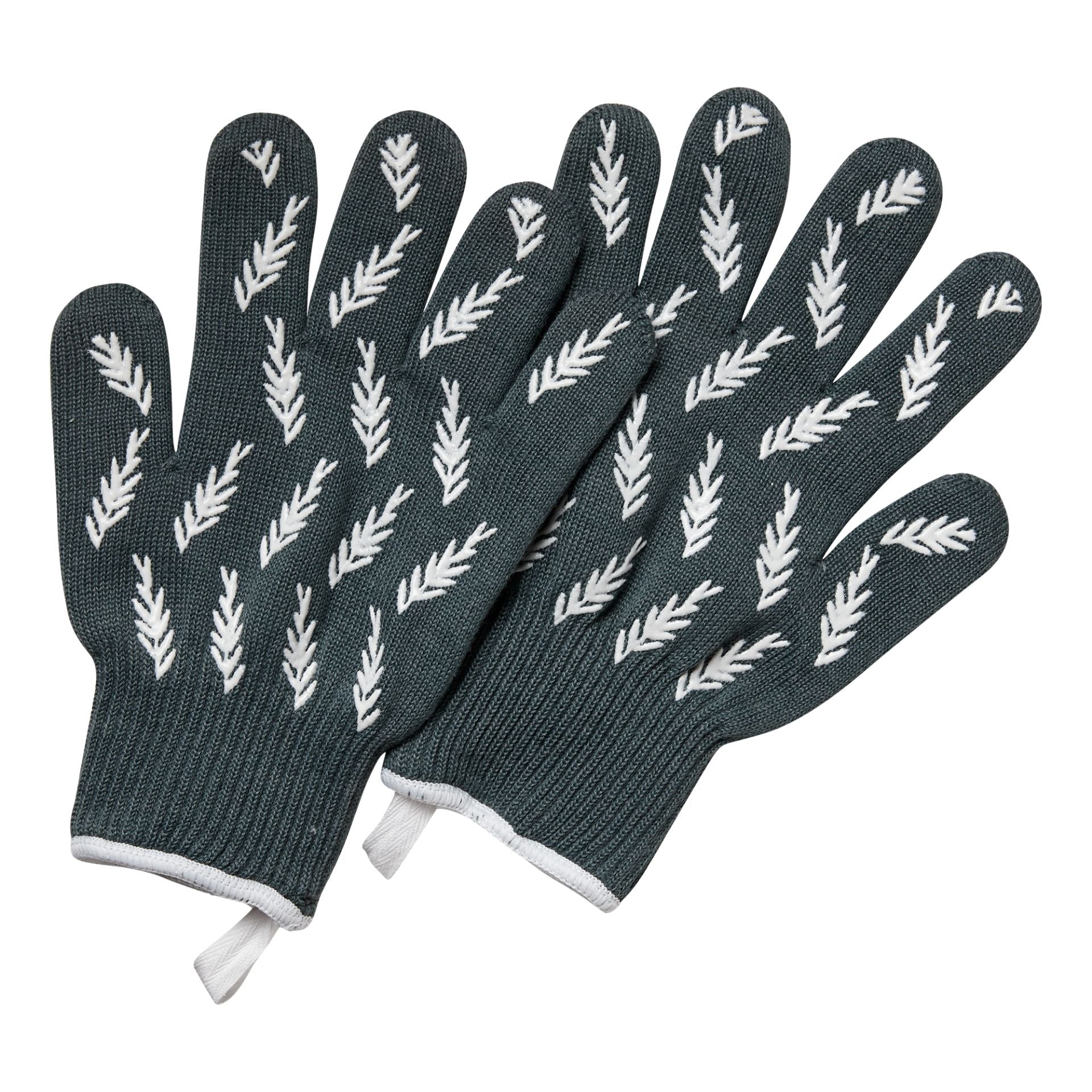 sprig oven glove set of 2 - blue, multi