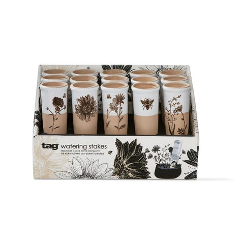 let it bee watering stake assortment of 15 cdu - multi