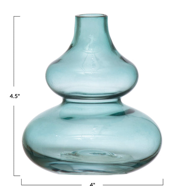 Blue Glass Vase