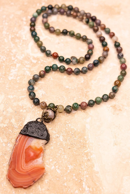 Carlita Necklace India Agate