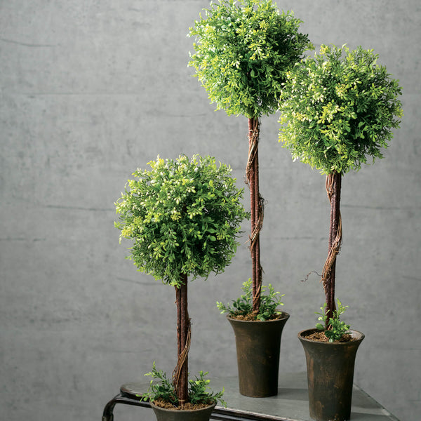 Tealeaf/Berry Topiary Tree