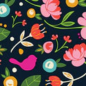 PINK BIRD GUEST NAPKIN