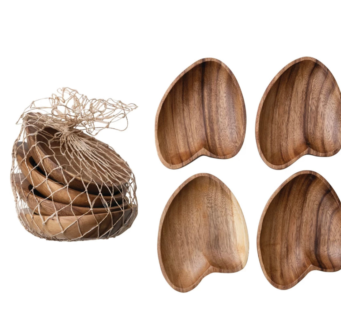 Acacia Wood Bowl set