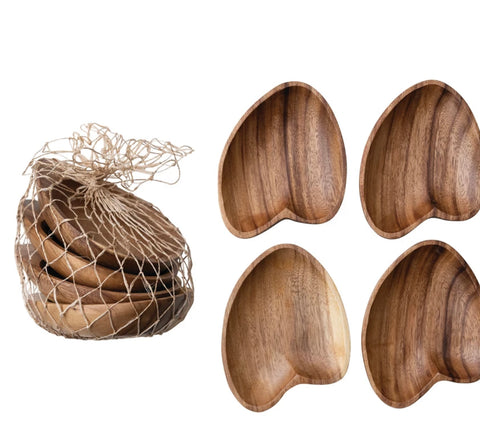 Acacia Wood Bowl set