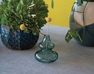 Blue Glass Vase