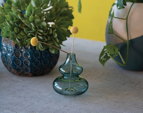 Blue Glass Vase