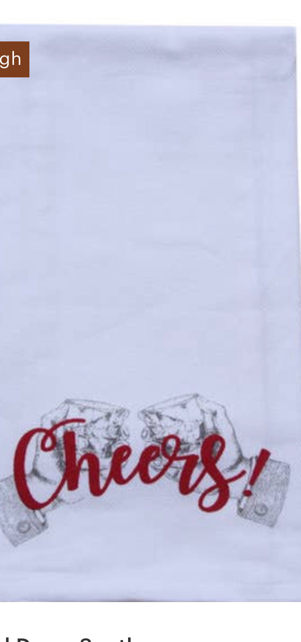 Cheers Dish Towel