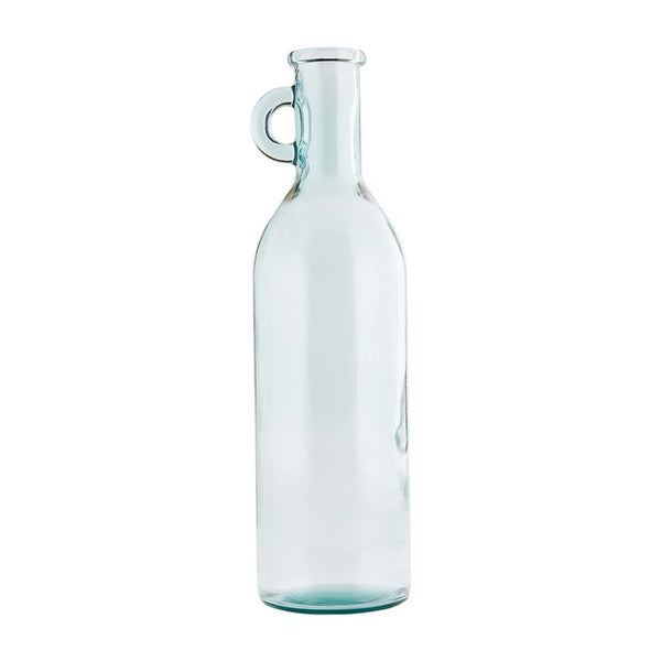 Tall Glass Handle Vase