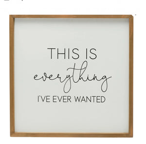 This is Everything Wall Plaque