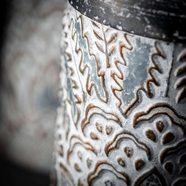 TALL METAL VASE 2 SIZES