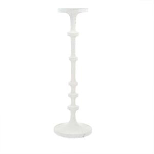 White Metal Candlesticks