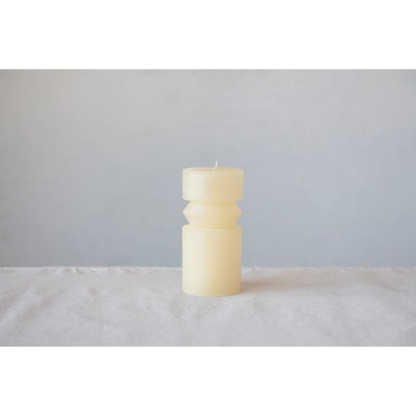 6" Pillar Candle, Cream