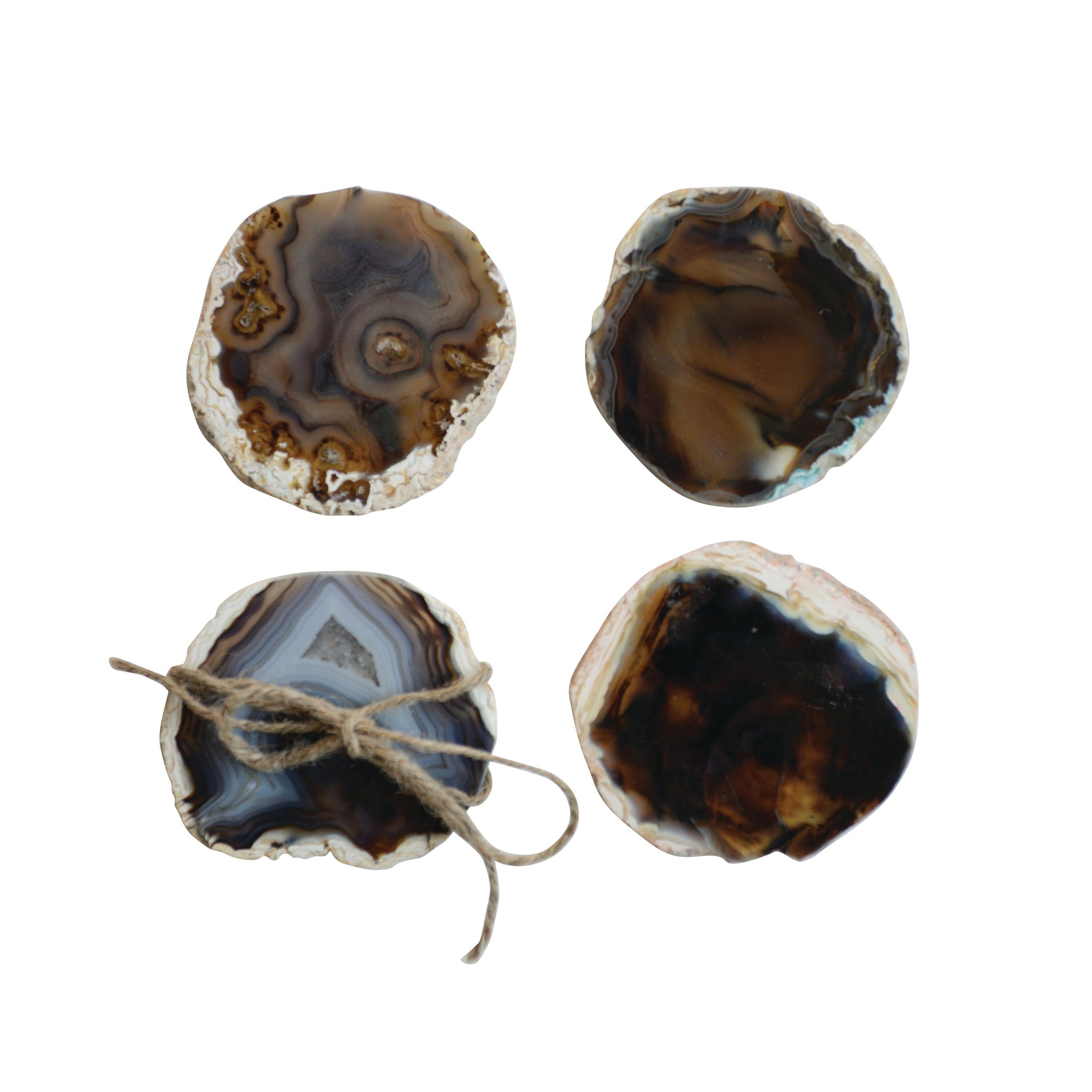 Agate Coaster Set