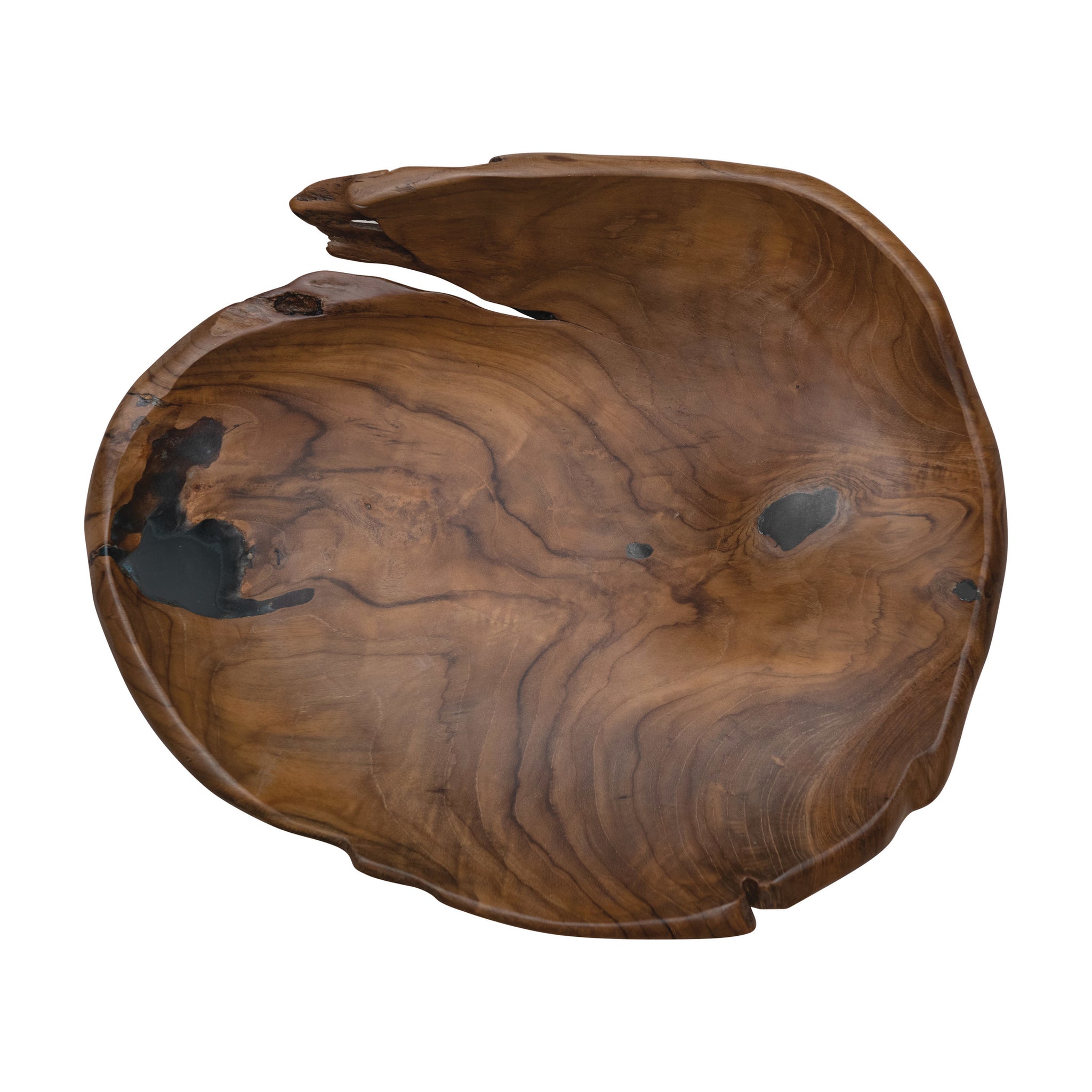 Teakwood & Resin Bowl