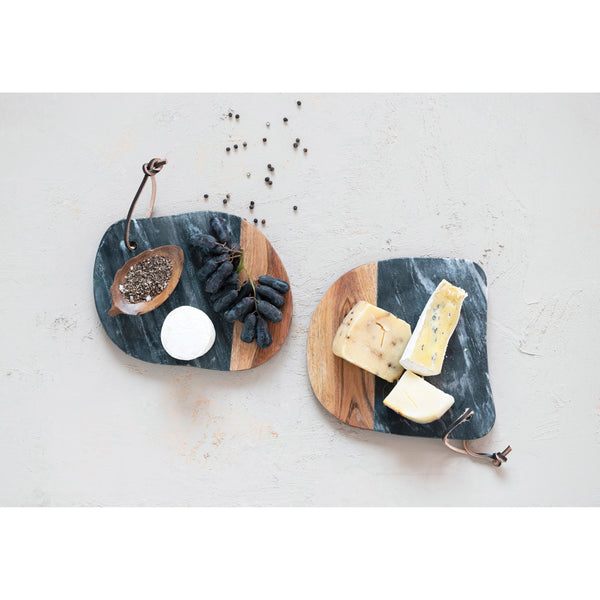 Marble/Wood Cheese Board