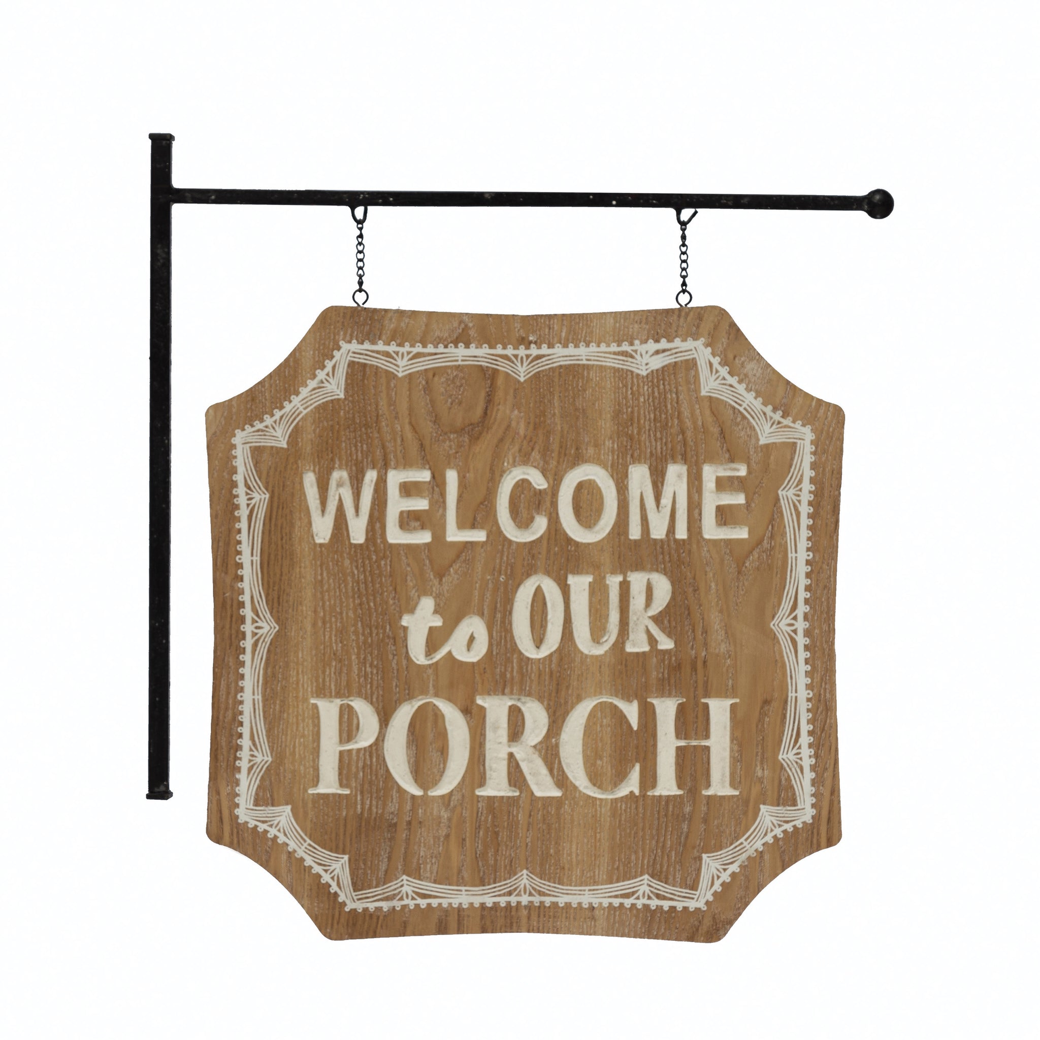 Wood Porch Sign
