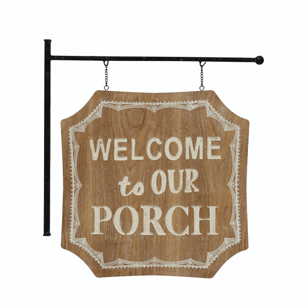 Wood Porch Sign