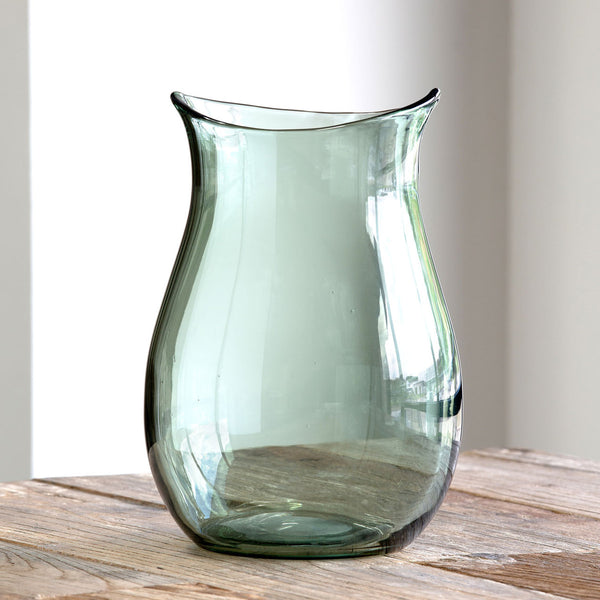 *Greenfields Glass Flower Vase, Large
