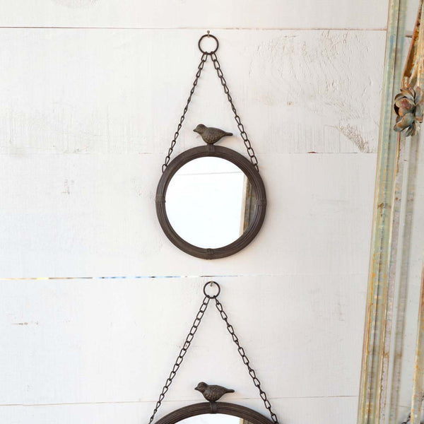*Hanging Bird Mirror, Small