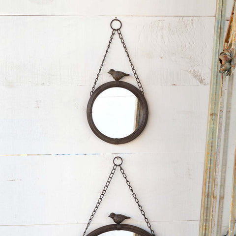 *Hanging Bird Mirror, Small