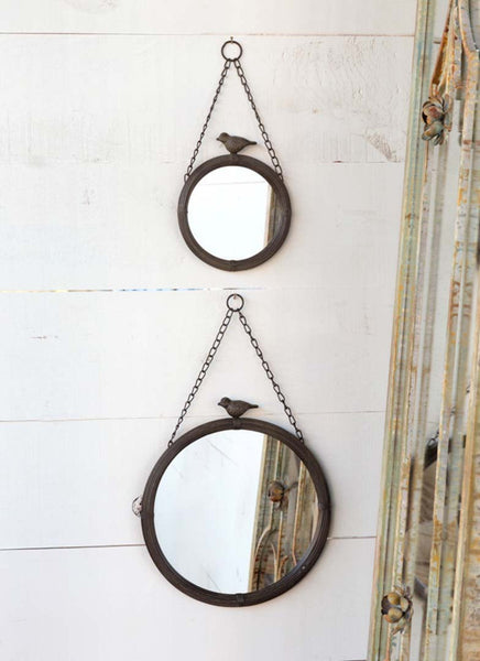 Hanging Bird Mirror, Large