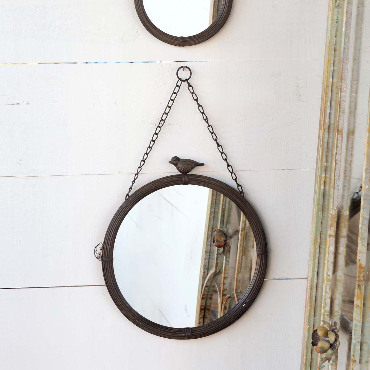 Hanging Bird Mirror, Large