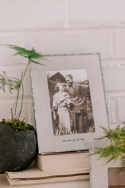 Linen Photo Frame