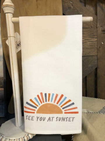 See You At Sunset Towel