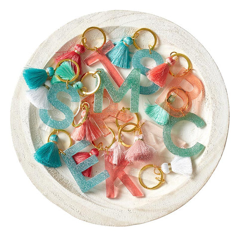 Acrylic Letter Keychain