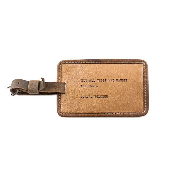 JRR Tolkien Luggage Tag