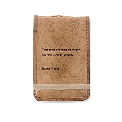 David Bowie Mini Leather Journal