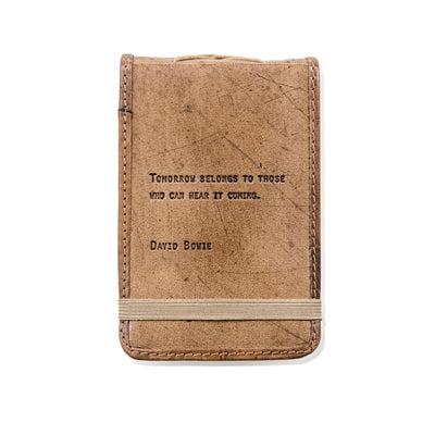*David Bowie Mini Leather Journal