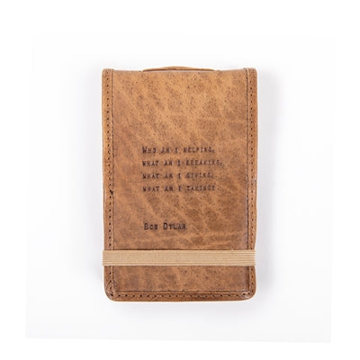 Bob Dylan Mini Leather Journal