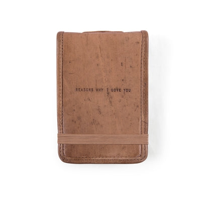 Reasons Why I like cats better than people mini leather journal