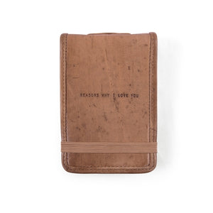 Reasons Why I like cats better than people mini leather journal