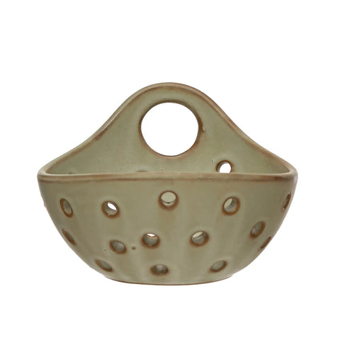 Stoneware Berry Bowl, Reactive Glaze