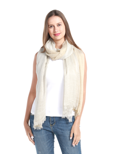 Shimmery Scarf, White