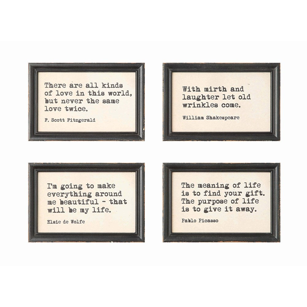 Quote Wall Decor