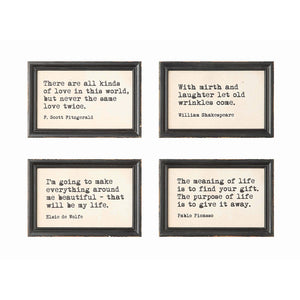 Quote Wall Decor