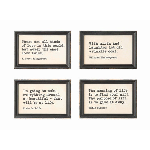 Quote Wall Decor