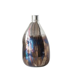 *Glass Balloon Vase, Iridescent Finish