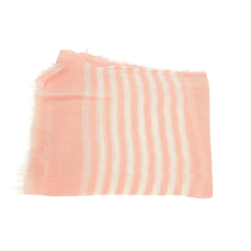 Pink/White Stripe Scarf