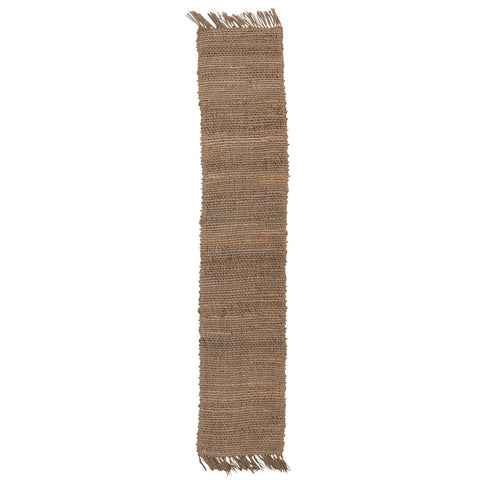 *Hand-Woven Jute Table Runner w/ Fringe