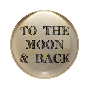 Moon & Back Paperweight